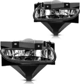 YITAMOTOR Fog Lights Compatible with Ford Mustang 99-04 1999 2000 2001 2002 2003 2004 Fog Light Replacement,with 880 12V 27W Halogen Bulbs