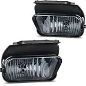YITAMOTOR  Fog Lights Compatible with 2003-2007 Chevy Silverado 2002-2006 Chevy Avalanche without Body Cladding Fog Light Replacement