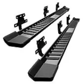 6 Inches Running Boards Compatible with 2019-2025 Ram 1500 New Body Crew Cab Side Steps Textured Black Nerf Bars