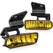YITAMOTOR Fog Lights Compatible with 1999 2000 2001 2002 Chevy Silverado