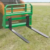 YITAMOR 4000lb Skid Steer Pallet Forks - 45"" Frame & 48"" Blades | Fits Bobcat/Kubota