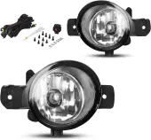 YITAMOTOR Fog Lights Assembly Compatible with 2014 2015 2016 Rogue & Versa Note SV, SL