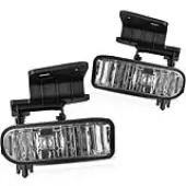 YITAMOTOR Fog Lights Compatible with 1999 2000 2001 2002 Chevy Silverado