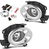 YITAMOTOR Fog Lights Compatible with Pathfinder 13-16 2013 2014 2015 2016 Fog Light Replacement (Clear Lens with Bulbs & Wiring Harness)