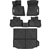 All-Weather Floor Mats Fit for 2018-2024 BMW X3 SUV (Non-Hybrid) - Custom Fit TPE Liners