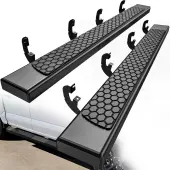 6 Inch Running Boards for 2019–2025 Silverado & Sierra Crew Cab | Textured Black Side Steps | YITAMOTOR