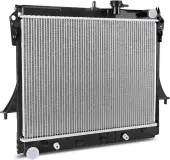 YITAMOTOR Aluminum Radiator - Direct Fit for 2009-2012 GMC Canyon/Chevy Colorado 5.3L & 2006-2010 Hummer H3/H3T 3.5L 3.7L