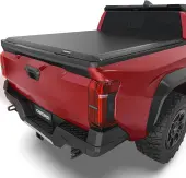 OEDRO Soft Roll Up Truck Bed Tonneau Cover Compatible with Toyota Tacoma 2024 2025 (Excl. Trail) 5 Ft Bed with Track Rail System