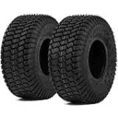 YITAMOTOR 15x6-6 4-Ply Lawn Mower Tires - Set of 2 for Tractors, Golf Carts & Outdoor Equipment