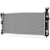 YITAMOTOR Aluminum Radiator - Direct Fit for 00-05 Buick Regal/Century, Chevy Impala/Monte Carlo | 3.1L 3.4L 3.8L V6