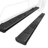 OEDRO 6.5"" Running Boards for 2005-2023 Toyota Tacoma Double Cab, Aluminum Alloy Side Steps Nerf Bars