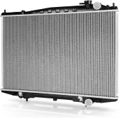 YITAMOTOR Aluminum Radiator - Direct Fit for 98-04 Nissan Frontier & 00-04 Xterra | 2.4L 3.3L V6 Engine Compatible