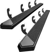 YITAMOTOR 6"" Black Running Boards for 2019-2025 Chevy Silverado 1500 & GMC Sierra 1500/2500HD/3500HD Crew Cab | Nerf Bars