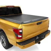 Soft Tri-fold 2017-2024 Nissan Titan with Utili-Track System, Fleetside 5.5 ft Bed w/o Titan Box Truck Bed Tonneau Cover