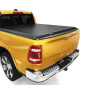 YITAMOTOR® Soft Roll Up Truck Bed Tonneau Cover Compatible with 2019-2025 Dodge Ram 1500 New Body Style 5.7 ft Bed Without Rambox