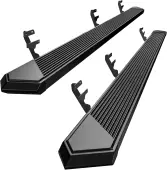 YITAMOTOR 6.5"" Black Running Boards for 2015-2025 Ford F150 & 2017-2024 F250/F350 | Nerf Bars & Side Steps