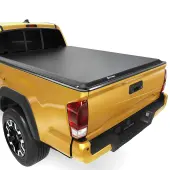 YITAMOTOR® 2016-2023 Toyota Tacoma (Excl. Trail Edition) Soft Roll Up Tonneau Cover, Fleetside 5 ft Bed with Deck Rail System