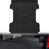 YITAMOTOR TPE Truck Bed Mat for 2017-2025 Ford F250/F350/F450 6.75ft Bed | Heavy Duty Bed Liner