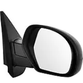 YITAMOTOR Black Right Passenger Side Towing Mirror for 2007-2013 Chevy Silverado GMC Sierra 1500/2500/3500 | Manual Folding