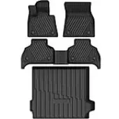 YITAMOTOR All-Weather TPE Floor Liners for 2019-2025 BMW X5 (5-Seater) | 1st & 2nd Row & Trunk Set