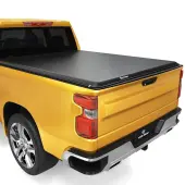 YITAMOTOR® 2019-2025 Chevy Silverado/GMC Sierra 1500 New Body Style Fleetside 6.6 ft Bed Soft Roll Up Truck Bed Tonneau Cover