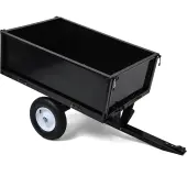 YITAMOTOR® 10 Cubic Feet Dump Cart Steel Dump Trailer 成功