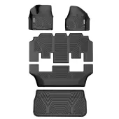 YITAMOTOR® 2017-2025 Chrysler Pacifica (No Hybrid Models) Cargo Liner Floor Mats, All-Weather Protection