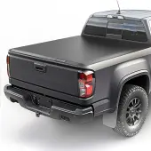 YITAMOTOR® Soft Quad Fold 2019-2025 Chevy Silverado/GMC Sierra 1500 New Body Style, Fleetside 6.6 ft Bed Truck Bed Tonneau Cover