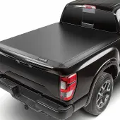 YITAMOTOR® 2005-2025 Nissan Frontier with Utility Track Rail, Fleetside 5 ft Bed Soft Tri-Fold Truck Bed Tonneau Cover