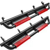 OEDRO Running Boards for 2007-2021 Toyota Tundra CrewMax Cab, w/Paintable Plates Truck Side Steps