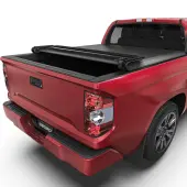 OEDRO 6.5FT Soft Quad Fold Tonneau Cover for 2022-2025 Toyota Tundra (Excludes Trail Edition) | 6.5 Feet Bed | OEM Deck Rail System Easy Installation
