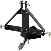 YITAMOTOR® Middle Buster for Category 1, 3 Point Quick Hitch Tractors, Heavy Duty Steel Furrowing Plow