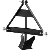 YITAMOTOR® Middle Buster for Category 1, 3 Point Quick Hitch Tractors, Heavy Duty Steel Potato Plow