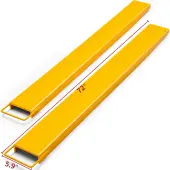 YITAMOTOR® Forklift Extensions 72 Inch Length & 4.5 Inch Width, Heavy Duty Steel Pallet Fork Extension for Forklift Truck, Yellow (72""x4.5"")