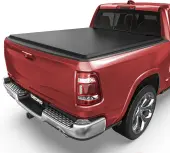 6.4ft Roll-up Tonneau Cover for Dodge Ram 1500/2500/3500 (2002-2025), 6.4ft Bed w/o Ram Box, Double-Layer PVC Protection