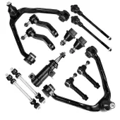 13pcs 1999-2006 Chevy Silverado / GMC Sierra 1500 Front Upper & Front Lower Control Arms Suspension Steering Kit