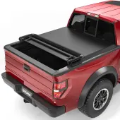 OEDRO® 6.6ft Soft Quad Fold Tonneau Cover for 2009-2014 Ford F-150 F150 (Excl. Raptor Series)