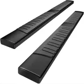 YITAMOTOR® 6"" Running Boards For 15-25 Ford F150 Super Cab, 17-24 Ford F250 F350 SuperCab Aluminum Black Side Steps Nerf Bars
