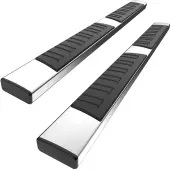 YITAMOTOR® 6"" Running Boards For 1999-2016 Ford F-250 F-350 Crew Cab, Side Steps Nerf Bars (Stainless Steel Silver)