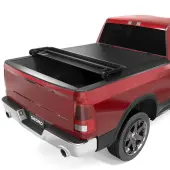 OEDRO® 8ft Soft Quad Fold Truck Bed Tonneau Cover for 2002-2018 Dodge Ram 1500,  2019-2023 Ram 1500 Classic 2003-2024 Dodge Ram 2500 3500 w/o Rambox