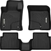 OEDRO® Floor Mats for 2022-2025 Ford Maverick Crew Cab (Not fit Hybrid), Black TPE All-Weather Guard Floor Liner