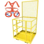 YITAMOTOR® 43""x45""Forklift Safety Cage Basket Safety Cage 2 Person Work Platform 1400 LBS0