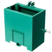 YITAMOTOR® Ballast Box 3 Point Hitch Counterweight for Category 1 Tractor Attachment Green