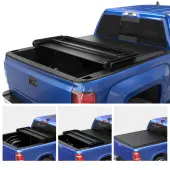 OEDRO 6.6ft Tri-Fold Tonneau Cover for 2014-2019 Chevy Silverado/GMC Sierra 1500 (2019 Legacy ONLY); 2015-2019 Silverado Sierra 2500 3500 HD