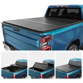OEDRO® 6.9FT FRP Hard Tri-fold Tonneau Cover Fold Truck Bed Covers Compatible with 2020-2025 Chevy Silverado/GMC Sierra 2500 3500HD with 6.9 Feet Bed