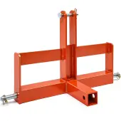 YITAMOTOR® Orange 3 Point Hitch Receiver for Category 1, 2"" Receiver Tractor Drawbar Attachments
