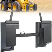 YITAMOTOR® Quick Attach Adapter Skid Steer Attachment Universal Skid Steer Quick Tach Conversion Adapter Plate Compatible for Kubota Bobcat