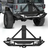 Rear Bumper & Tire Carrier for 2007-2018 Jeep Wrangler JK & Unlimited | OEDRO®