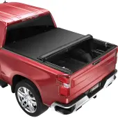 OEDRO 5ft Soft Roll-Up Tonneau Cover for 2020-2025 Jeep Gladiator | Lightweight, Waterproof, Easy-Install Truck Bed Protection | Sleek Design
