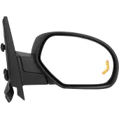 YITAMOTOR® Passenger Right Side Mirror for 2007-2014 Chevy Silverado GMC Sierra, w/ Turn Signal Light & Puddle Lamp